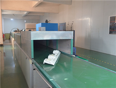 Spraying line